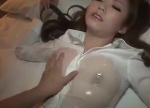 Asian tits massage